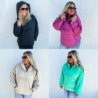 PREORDER: Peyton Puffer Jacket In Four Colors - Happily Ever Atchison Shop Co.