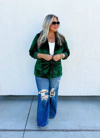 PREORDER: Velvet Blazer in Three Colors - Happily Ever Atchison Shop Co.