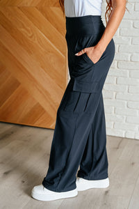 Race to Relax Cargo Pants in Nocturnal Navy - Happily Ever Atchison Shop Co.