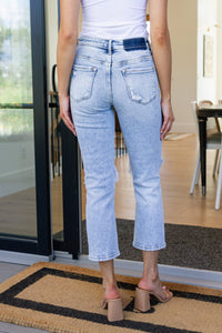 Rizzo High Rise Crop Straight Jeans - Happily Ever Atchison Shop Co.