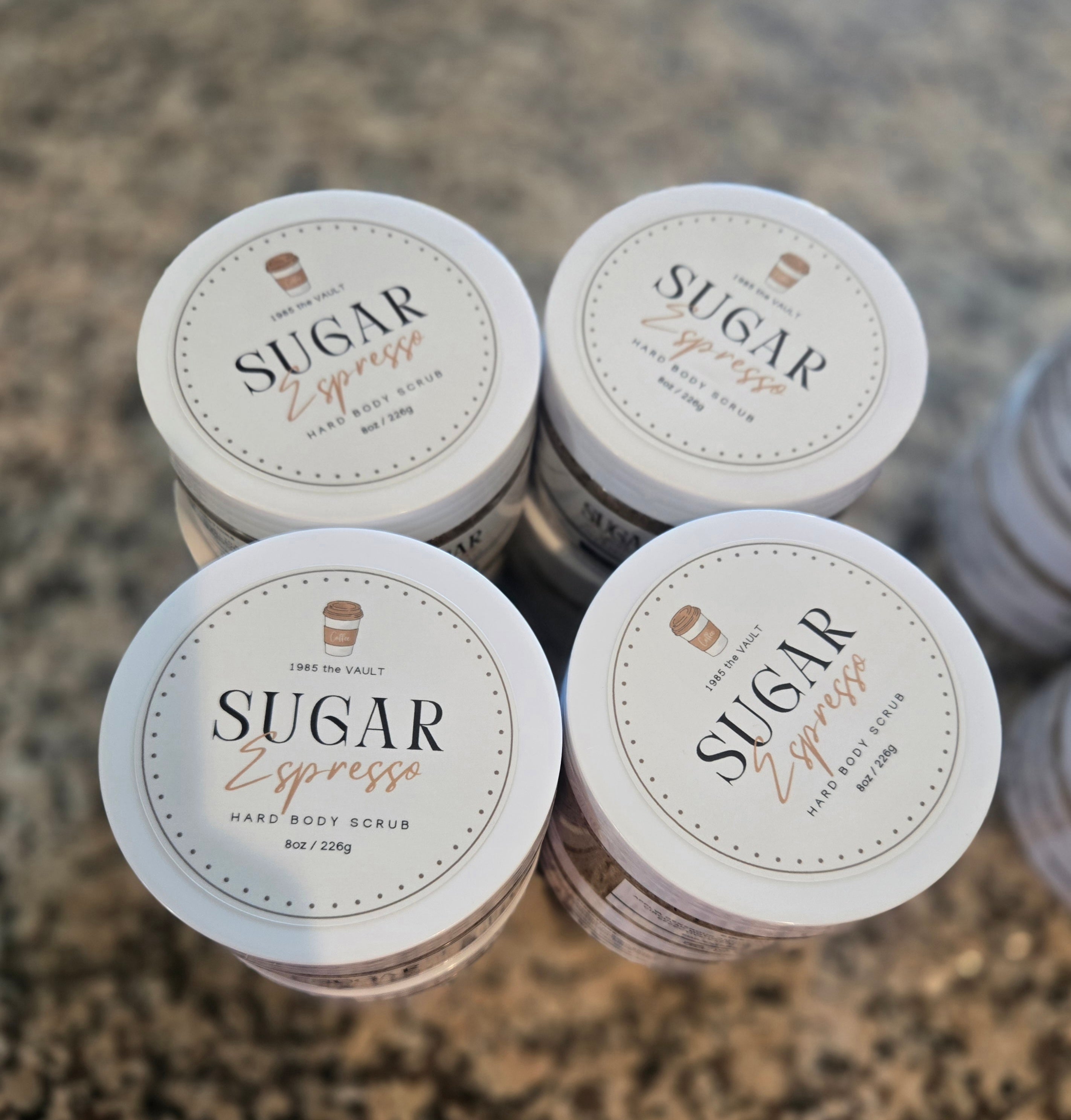 Sugar Espresso – 8oz Hard Body Scrub