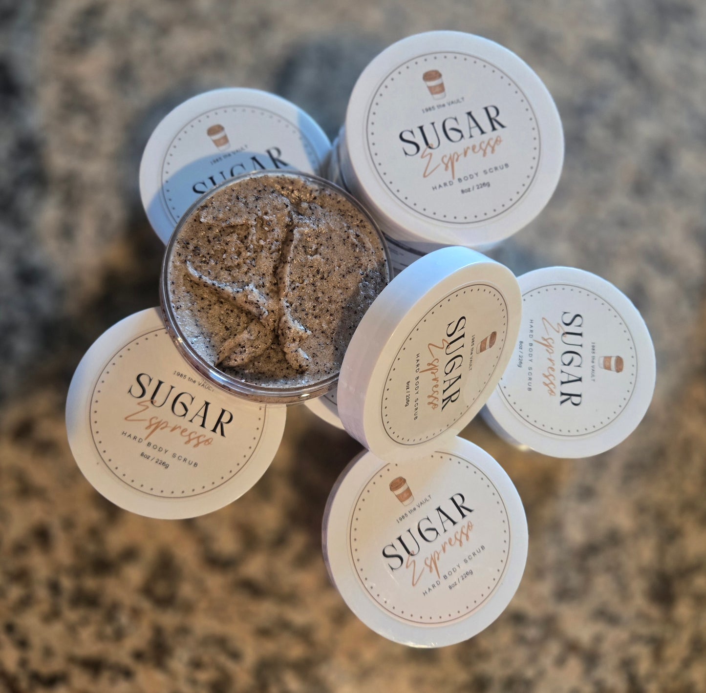 Sugar Espresso – 8oz Hard Body Scrub