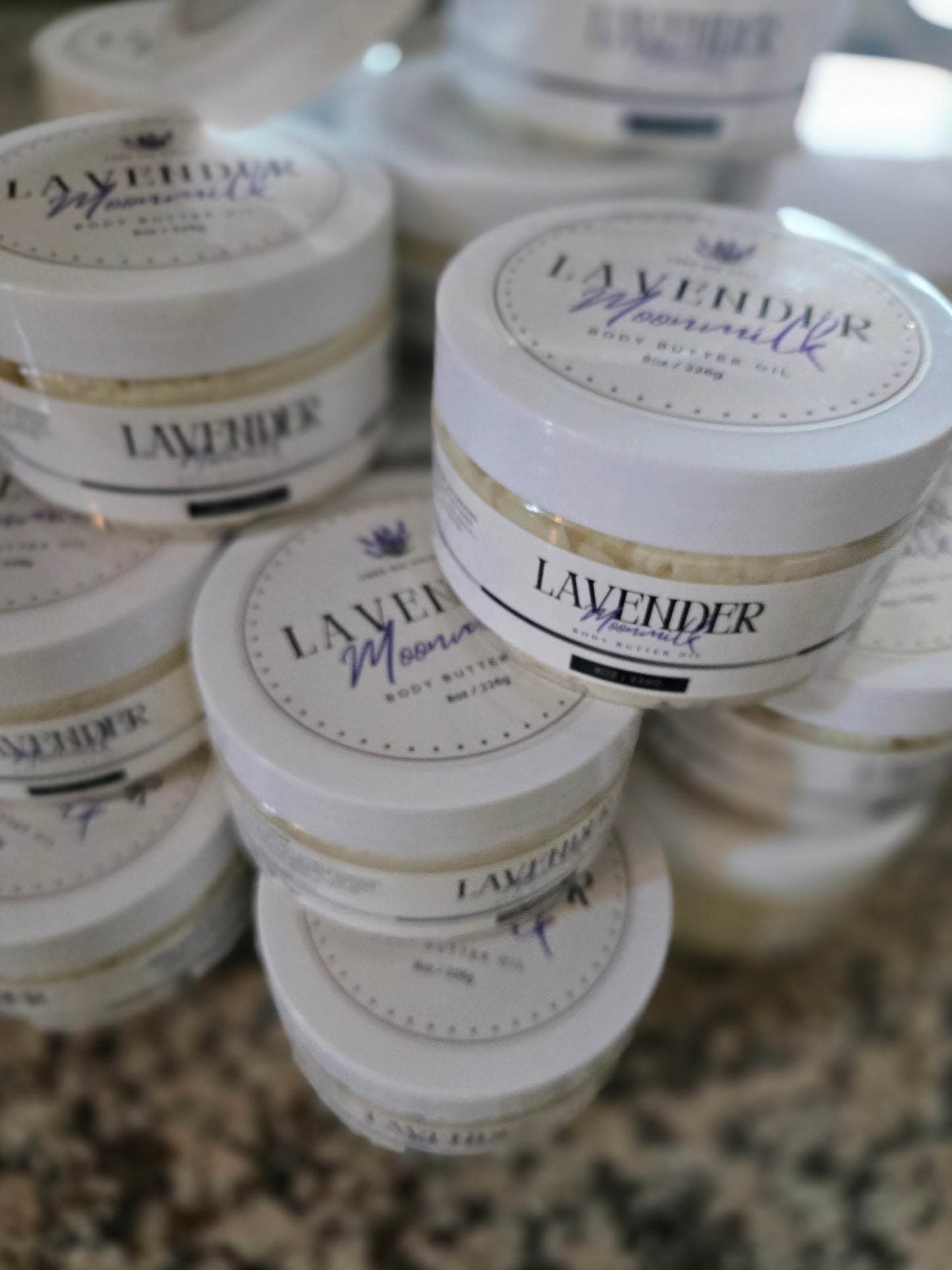 Lavender Moonmilk – 8oz Body Butter Oil
