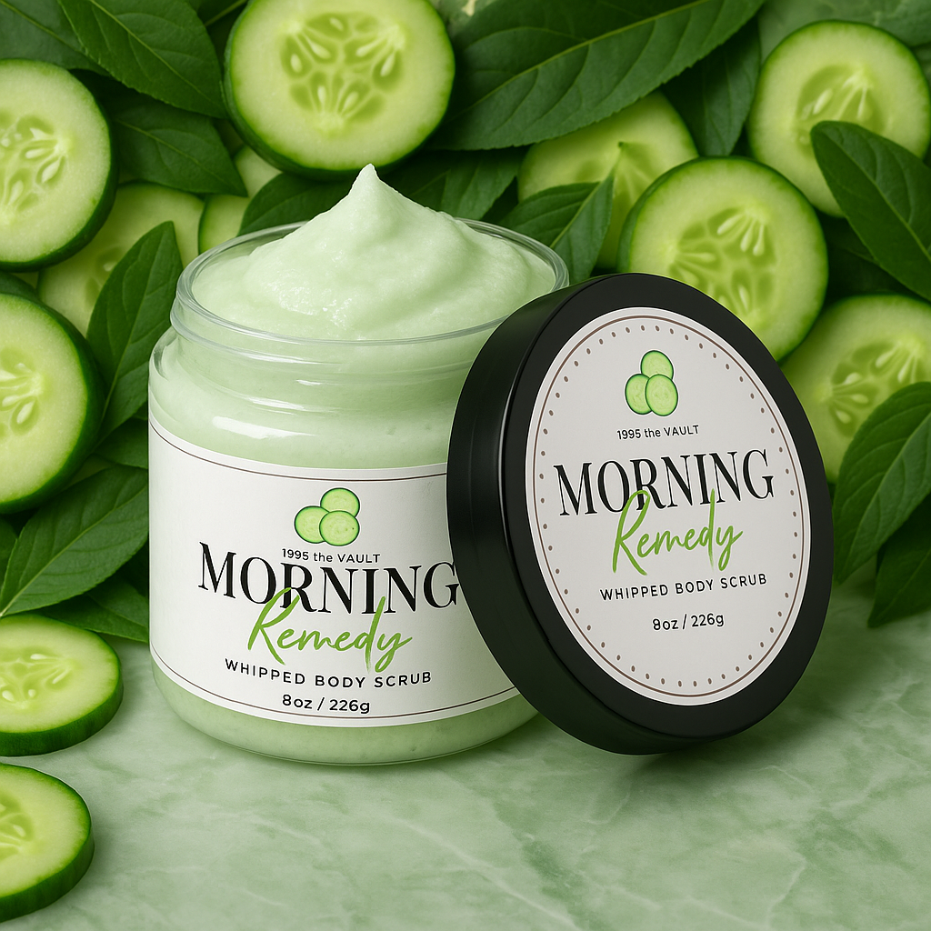 Morning Remedy – 8oz Whipped Body Scrub: Pre-Order (Ships Nov 20th)