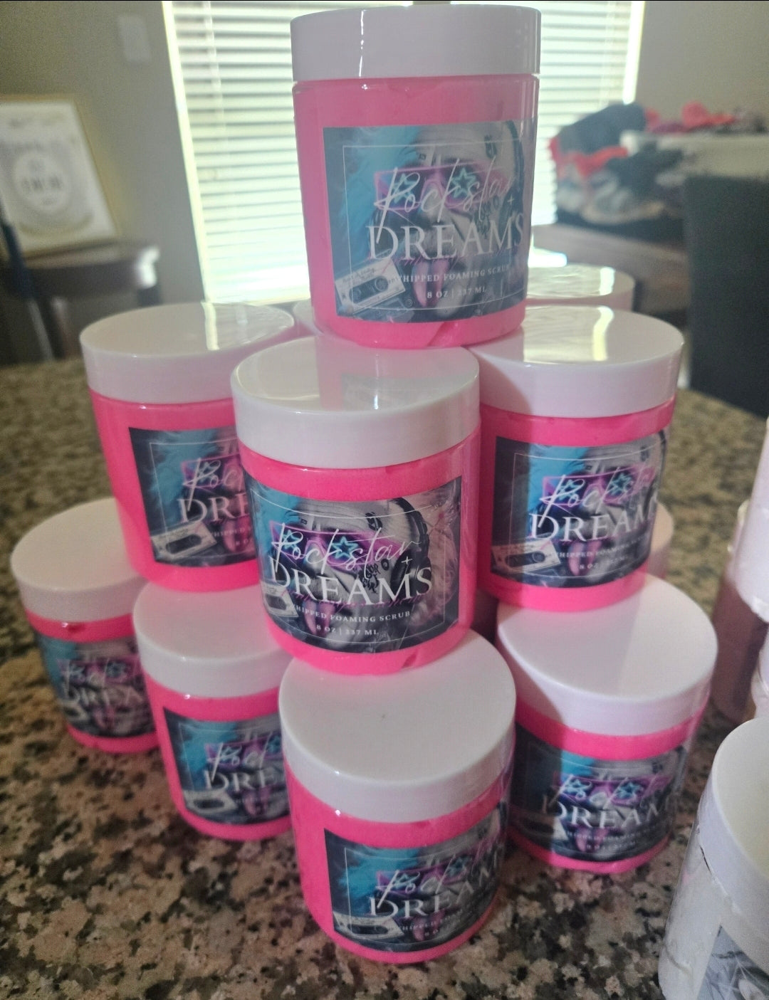 Rockstar Dreams & Pink Sugar Schemes 8oz Whipped Foaming Scrub
