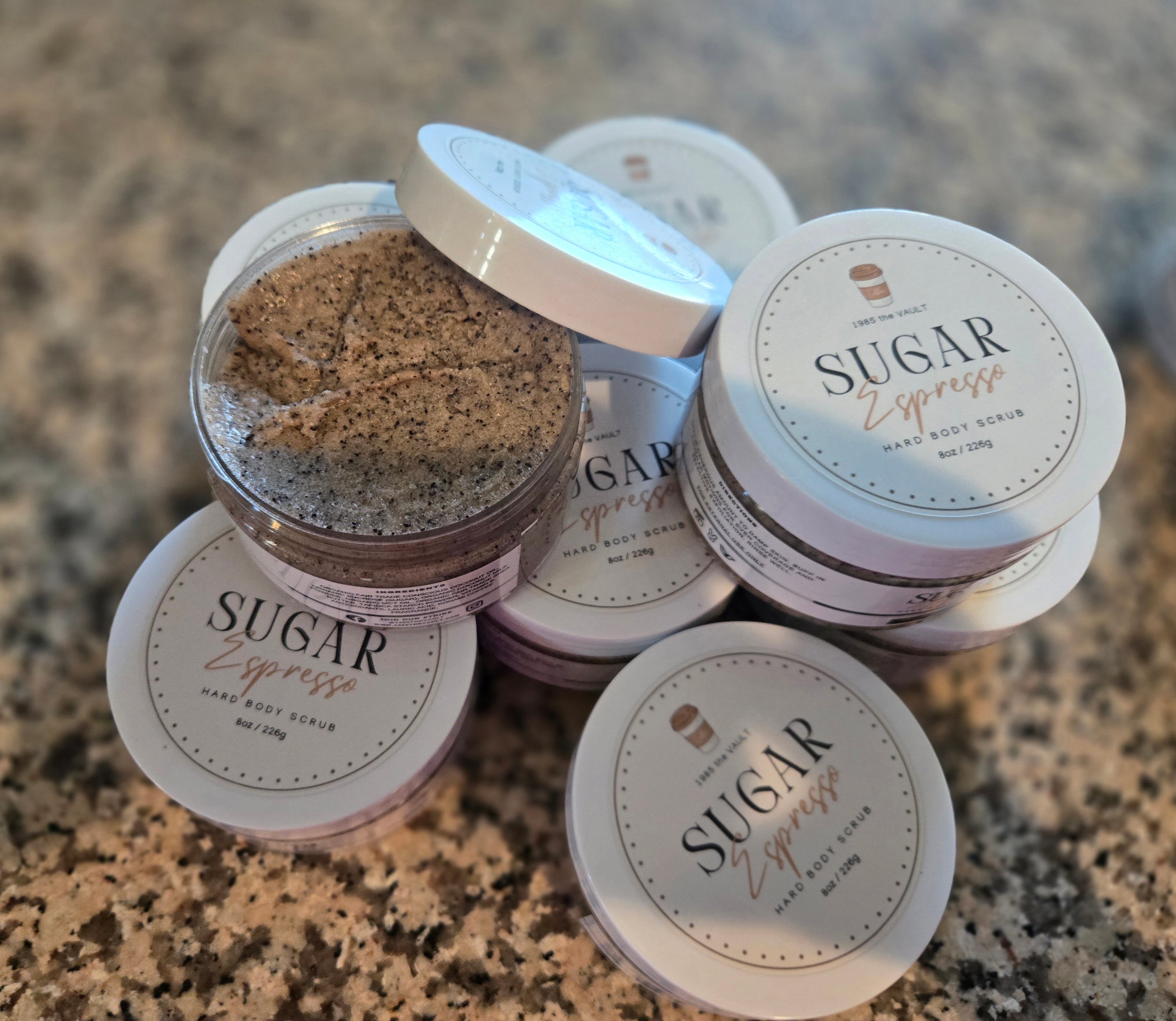 Sugar Espresso – 8oz Hard Body Scrub