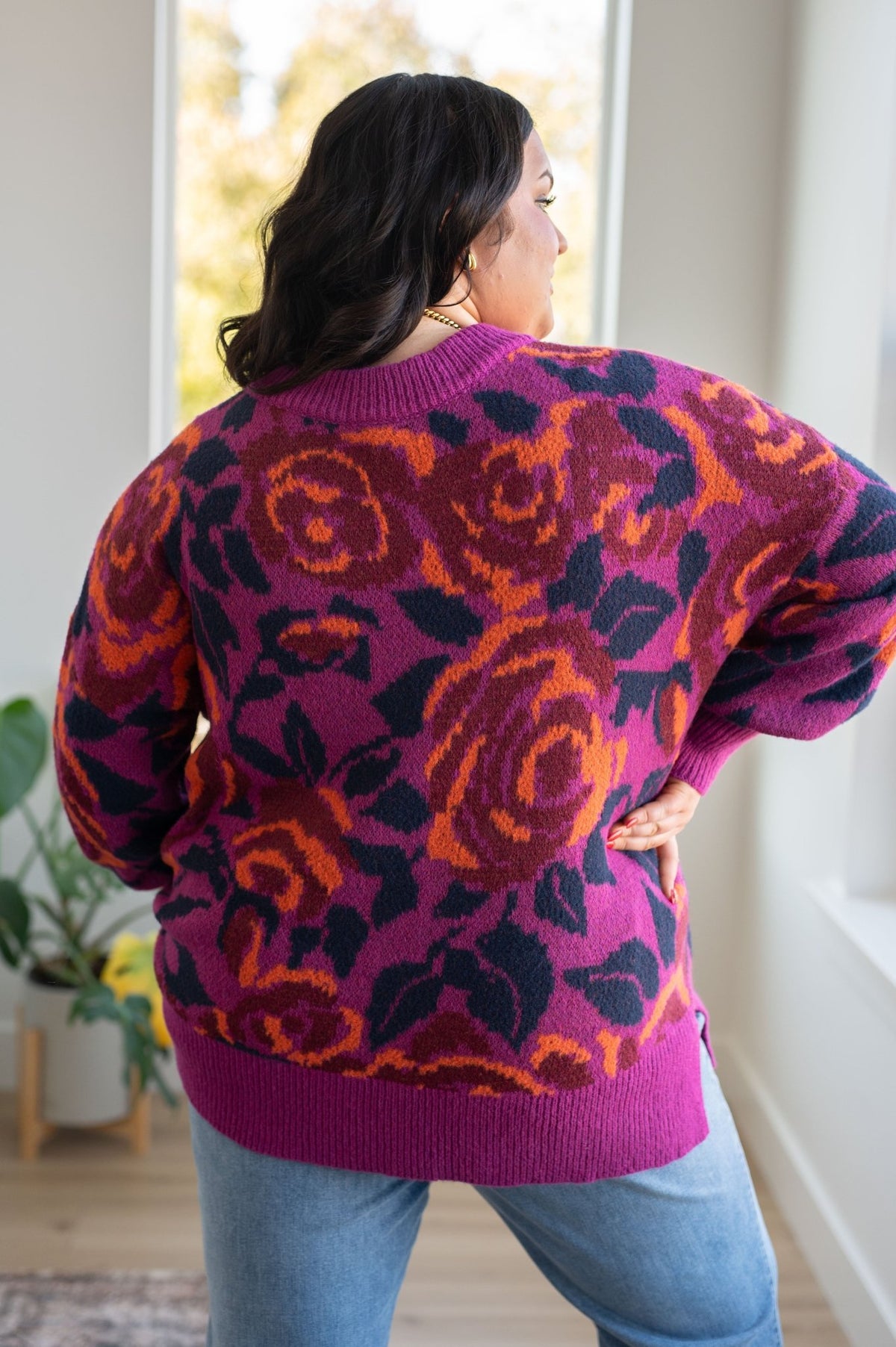 Rosie Posey Floral Sweater - Happily Ever Atchison Shop Co.