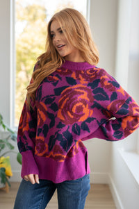 Rosie Posey Floral Sweater - Happily Ever Atchison Shop Co.