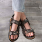 River Dance Woven Sandal in Pewter