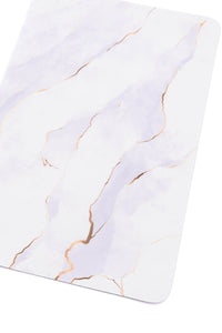 Say No More Luxury desk pad in White Marble - Happily Ever Atchison Shop Co.