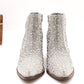 Shine Star Rhinestone Bootie in Silver - 1985 the VAULT Boutique