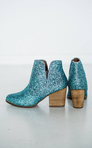 Fiera Booties in Blue - 1985 the VAULT Boutique