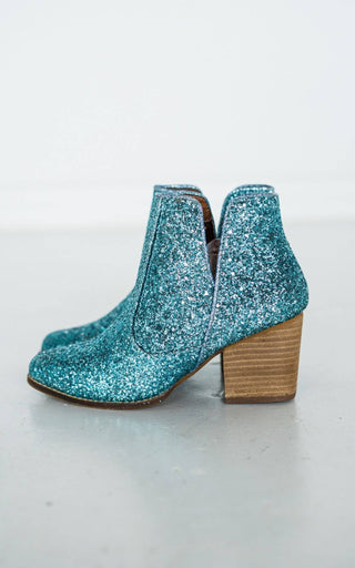 Fiera Booties in Blue - 1985 the VAULT Boutique