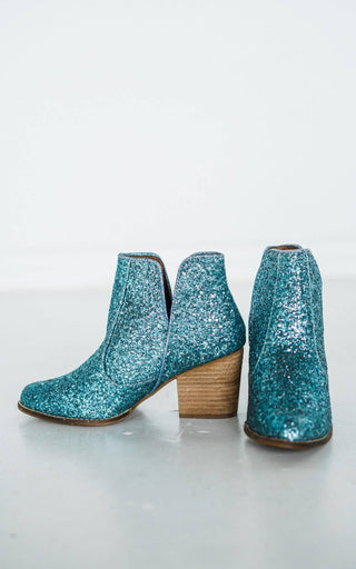 Fiera Booties in Blue - 1985 the VAULT Boutique