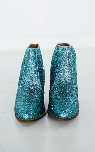 Fiera Booties in Blue - 1985 the VAULT Boutique