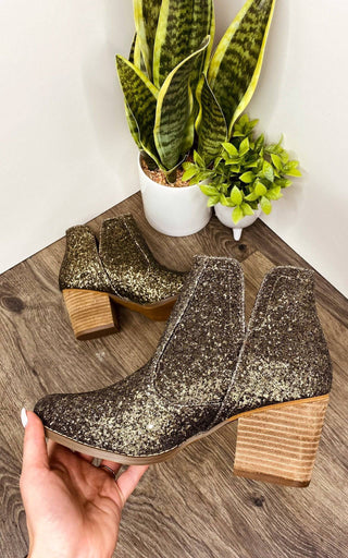 Fiera Booties in Bronze - 1985 the VAULT Boutique