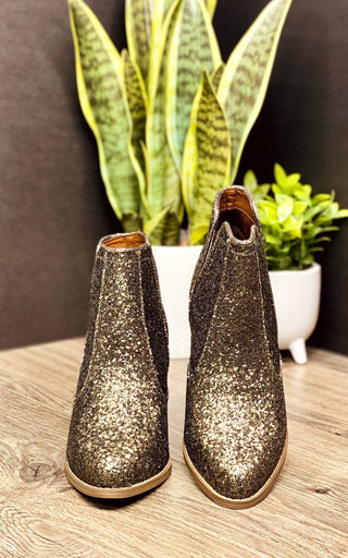 Fiera Booties in Bronze - 1985 the VAULT Boutique