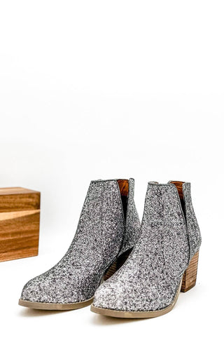 Fiera Booties in Pewter - 1985 the VAULT Boutique