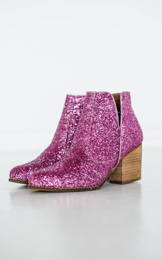 Fiera Booties in Pink - 1985 the VAULT Boutique