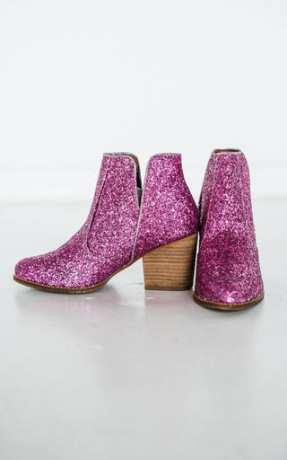 Fiera Booties in Pink - 1985 the VAULT Boutique