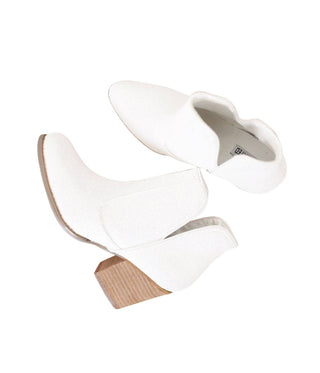 Fiera Booties in White - 1985 the VAULT Boutique