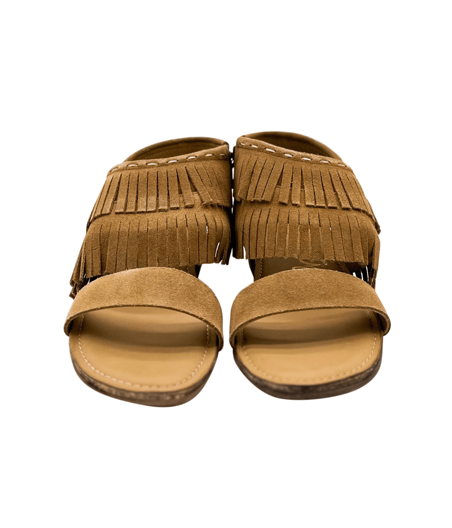 Fringe Star Sandal in Tan - 1985 the VAULT Boutique