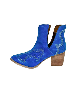 Journee Ankle Boots in Blue - 1985 the VAULT Boutique