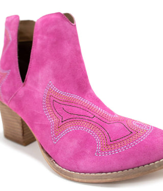 Journee Ankle Boots in Magenta - 1985 the VAULT Boutique