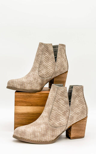 Tarim Bootie in Taupe - 1985 the VAULT Boutique