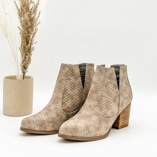 Tarim Bootie in Taupe - 1985 the VAULT Boutique