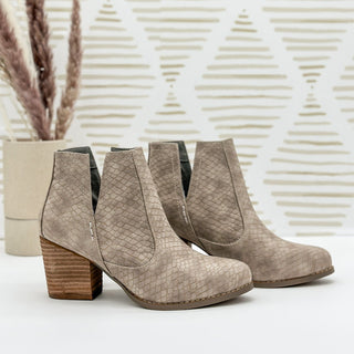 Tarim Bootie in Taupe - 1985 the VAULT Boutique