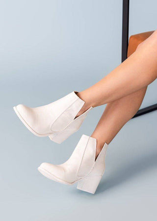 Tarim Bootie in White Croc - 1985 the VAULT Boutique