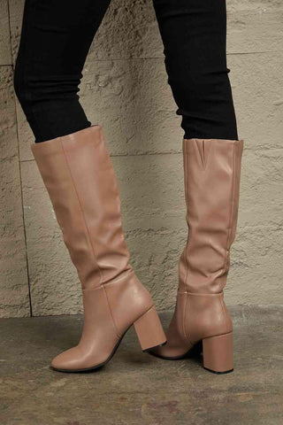 East Lion Corp Block Heel Knee High Boots - 1985 the VAULT Boutique