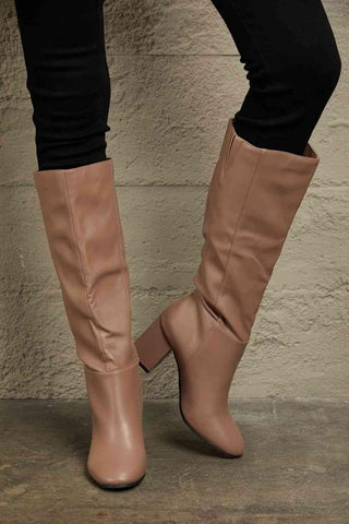 East Lion Corp Block Heel Knee High Boots - 1985 the VAULT Boutique