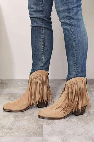 Legend Women's Fringe Cowboy Western Ankle Boots - 1985 the VAULT Boutique