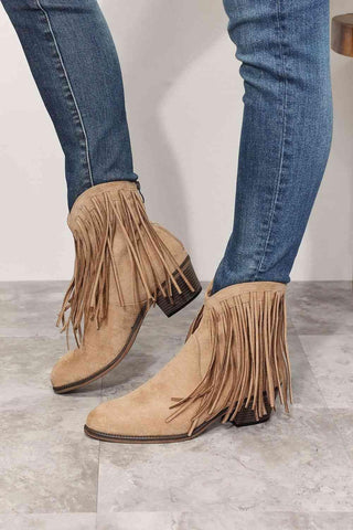 Legend Women's Fringe Cowboy Western Ankle Boots - 1985 the VAULT Boutique