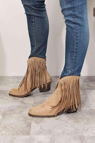 Legend Women's Fringe Cowboy Western Ankle Boots - 1985 the VAULT Boutique