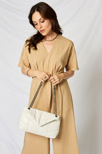 SHOMICO PU Leather Chain Handbag - Happily Ever Atchison Shop Co.