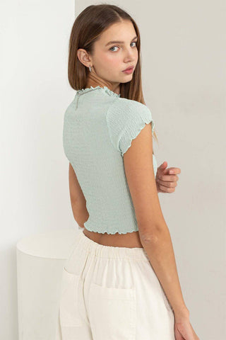 HYFVE Lettuce Hem Crop Top - 1985 the VAULT Boutique