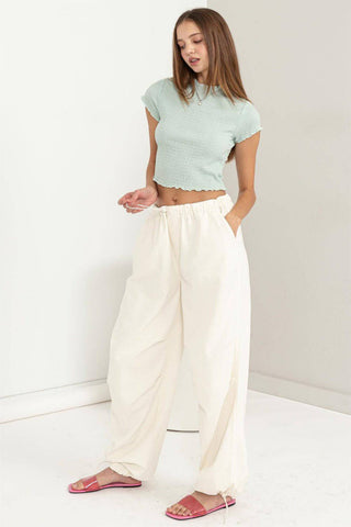 HYFVE Lettuce Hem Crop Top - 1985 the VAULT Boutique