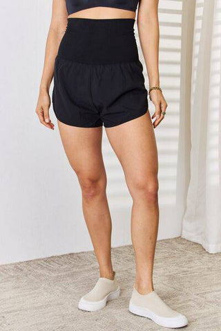 Zenana Full Size High Waist Tummy Control Shorts - 1985 the VAULT Boutique