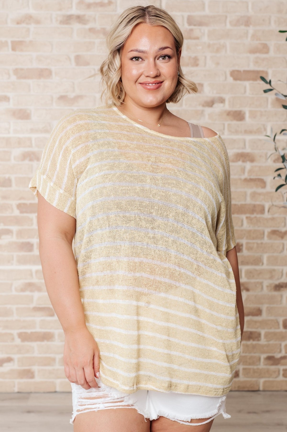 Simply Sweet Striped Top - Happily Ever Atchison Shop Co.