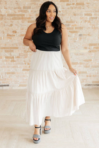 Let It Begin Tiered Maxi Skirt - 1985 the VAULT Boutique