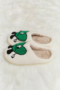 Melody Love Heart Print Plush Slippers - 1985 the VAULT Boutique