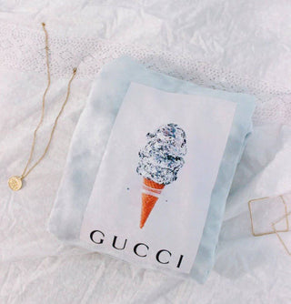 Silver Grillz Ice Cream Cone Gucci Cover - 1985 the VAULT Boutique