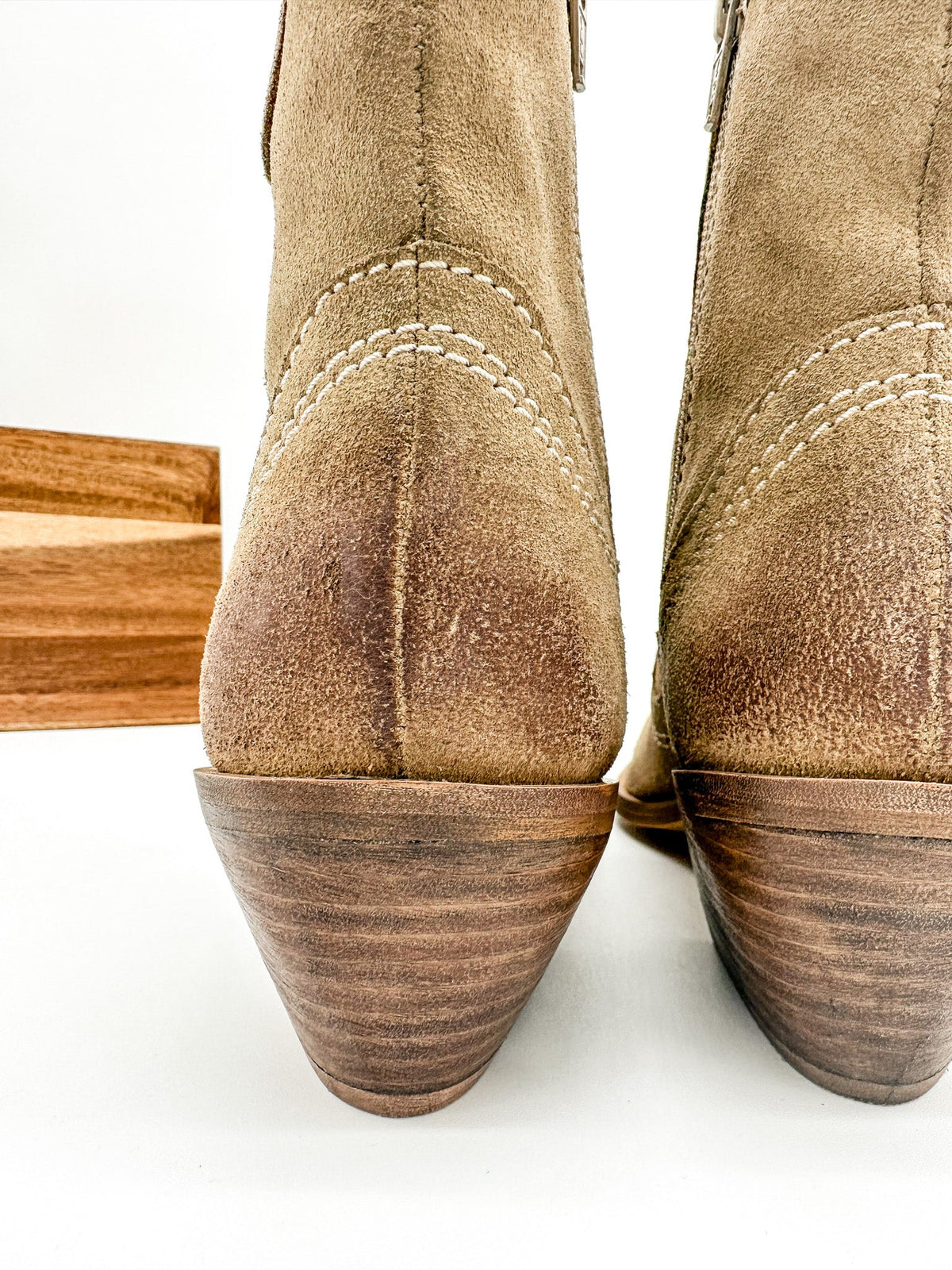 Smithy Suede Ankle Boot in Tan - 1985 the VAULT Boutique