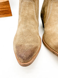 Smithy Suede Ankle Boot in Tan - 1985 the VAULT Boutique