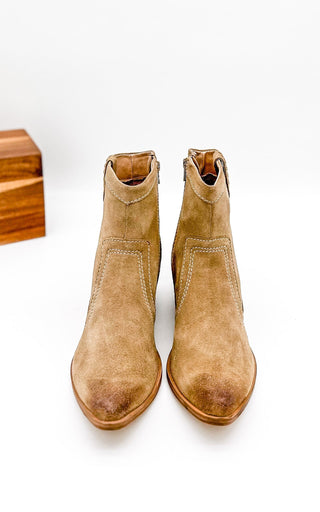 Smithy Suede Ankle Boot in Tan - 1985 the VAULT Boutique