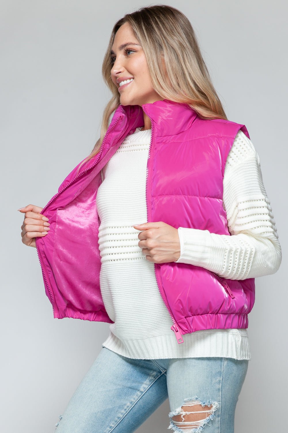 Snobbish Fine Fur Lining Quilted Vest - Happily Ever Atchison Shop Co.