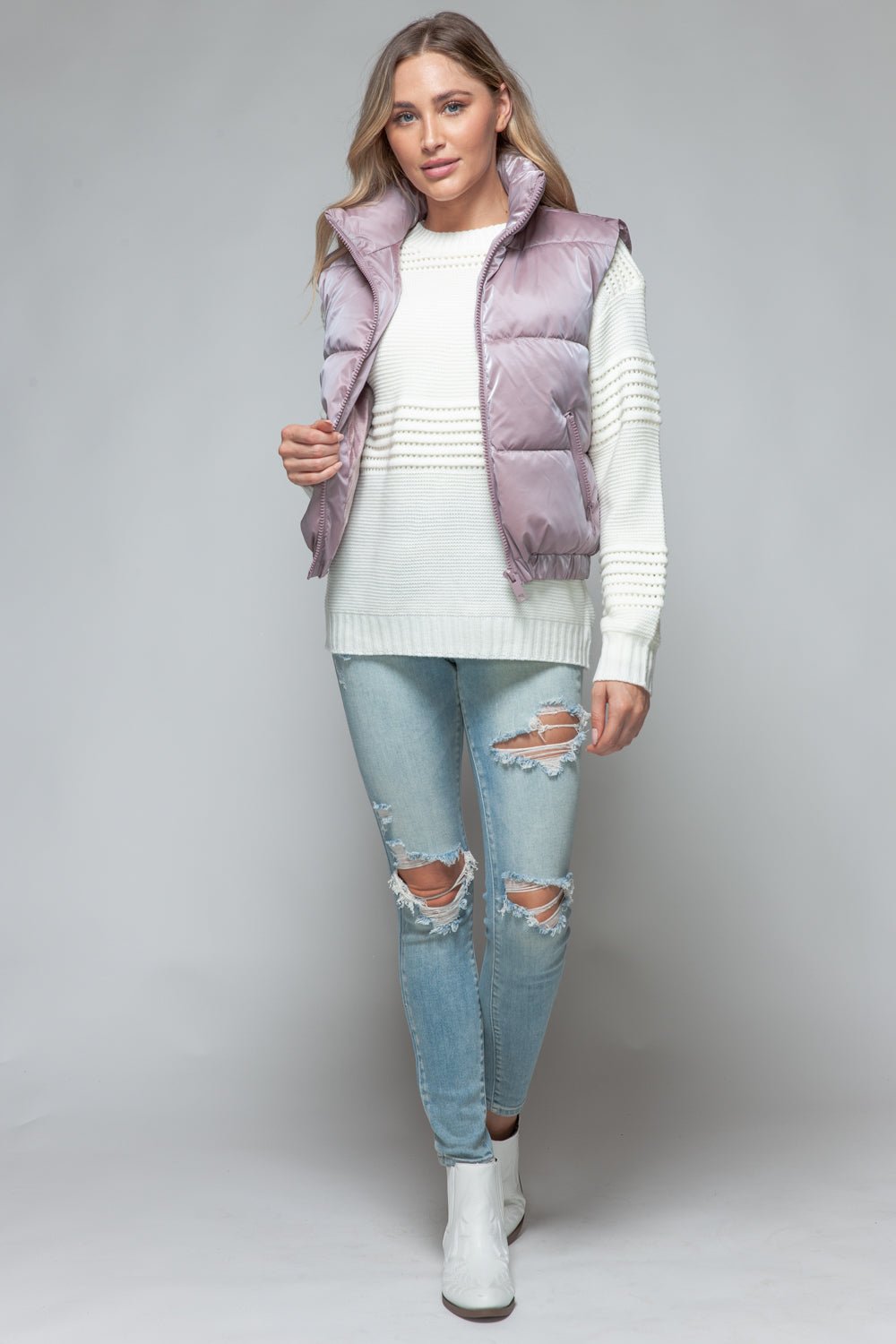 Snobbish Fine Fur Lining Quilted Vest - Happily Ever Atchison Shop Co.